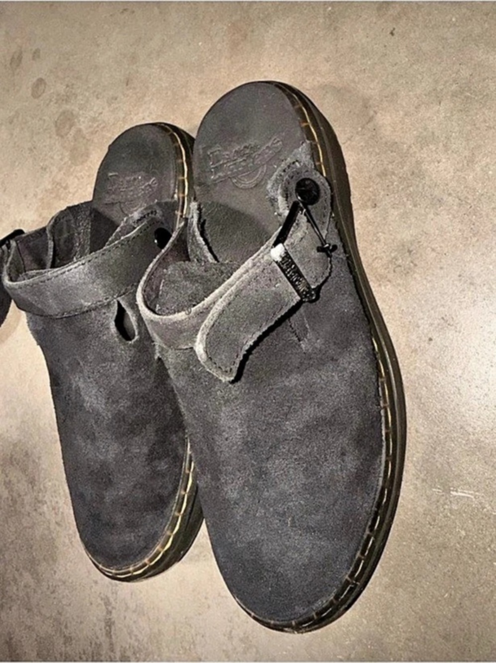 Dr. Martens suede mules